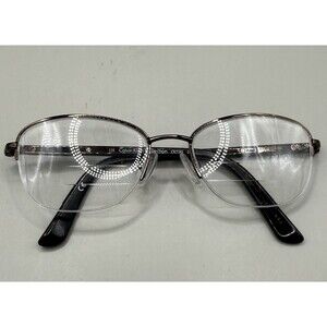 Calvin Klein Gold Oval Half Rim Glasses CK 7389 51-17-135 Frames Only